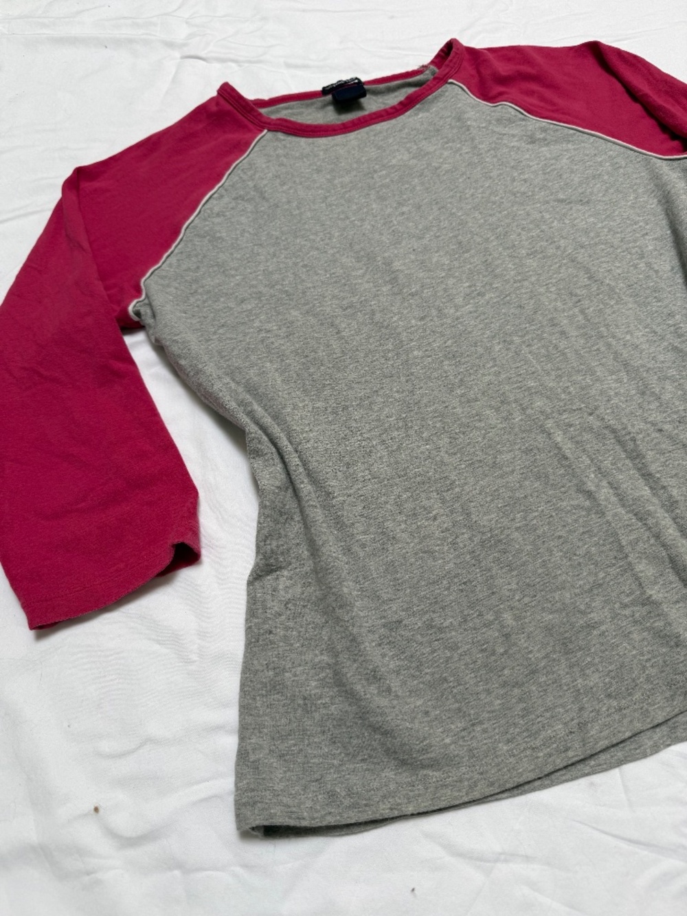 VINTAGE y2k GAP Stretch raglan baseball 3/4 sleeve top